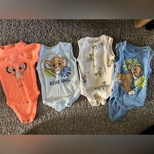 Lion King & Buzz Lightyear Baby Clothing Bundle